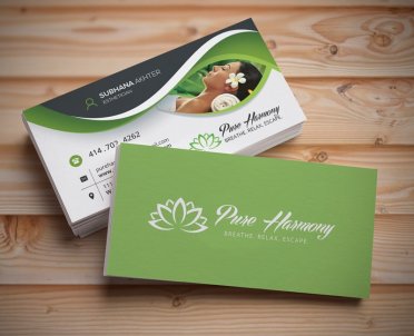 Pure Harmony Business Cards
